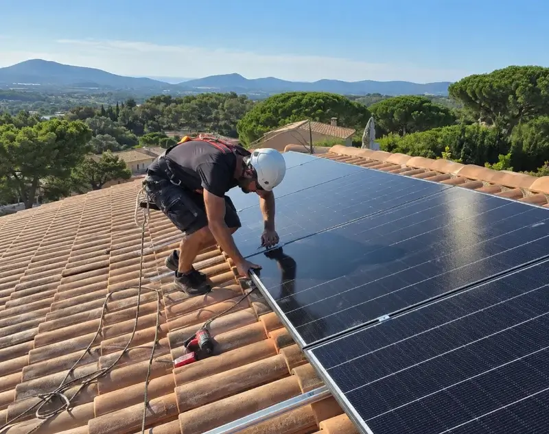Installateur panneaux solaires Milhaud — pose photovoltaïque sur toiture