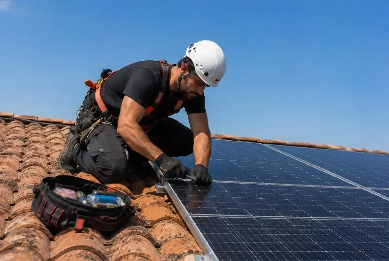 Maintenance et monitoring de panneaux solaires à Milhaud