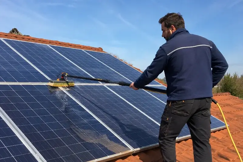 Nettoyage et entretien de panneaux solaires à Milhaud