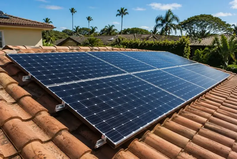 Installation de panneaux solaires à Milhaud